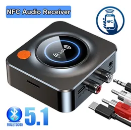 Wi Fi Finders Baru NFC Penerima Bluetooth 5 1 Mobil Stereo Aux 3 5mm Jack RCA Optik Audio Nirkabel Adapter TV Kit 230905