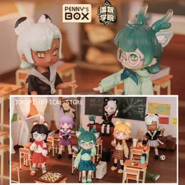 Blind Box Kotak Penny Seri menghantui Sekolah BuTa Boneka Bergerak Misteri Mainan Lucu Anime Gambar Ornamen Kolkeksi Hadiah 230905