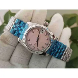 Męskie luksusowe zegarek superclone data just c Sapphire Designer Watch Automatyczne maszyny Super Topselling Docedlatches 31 mm Pink Dial 116610 Asia 2813 MEC