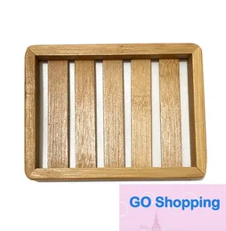 QuatiLy Creative Simple Natural Bamboo Hand Soap Dish Wholowersale