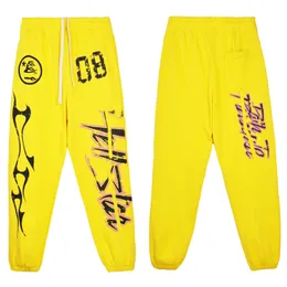 Designer-Hosen, Tech-Fleece-Jogginghose, Hellstar-Herrenhose, Gelb, Schwarz, Grün, Street-Hip-Hop-Freizeitsportbekleidung für Männer und Frauen