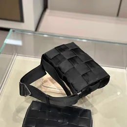 Women Designer Botteg Vena Bags Grid Cassette Metal Fibre Black Black X