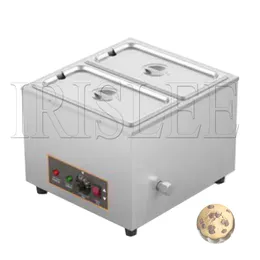 Digital Display Air Heating Chocolate Melting Machine Two Grid Chocolate Warmer Melter Chocolate Furnace Melt Cheese Warm Milk