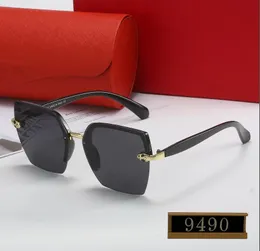 Occhiali da sole alla moda in metallo da donna Designer gli stessi classici occhiali cat eye e frog Sia gli uomini che le donne dovrebbero esplodere gli occhiali UV400