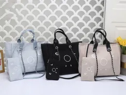 Tuval tote çanta tasarımcı çantaları büyük kapasiteli alışveriş çantası inci nakış 2 adet çanta kadın çanta omuz çantaları birden fazla renk ve stil