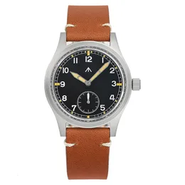 Wristwatches Fashion Mens 36mm Wristwatch Retro D12 Military Watches Subseconds 100M Waterproof Vintage Quartz Army Dirty Dozen Men Watch 230905