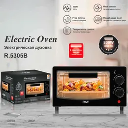 Electric Ovens R.5305 Household 12L Oven 800W Visible Multifunction Fully Automatic Mini