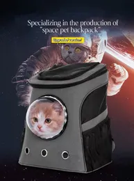 YUEXUAN Capsula spaziale traspirante a bolle leggere di alta qualità Borsa da viaggio per cani da gatto all'aperto Zaino per animali domestici da astronauta per cani gatti, adatto a gatti da 8 kg o cani da 6,5 kg