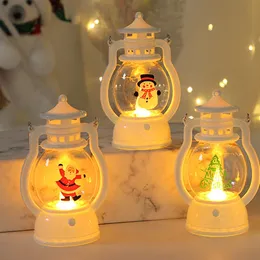 Other Event Party Supplies Christmas Ornaments Year's Halloween Goods Battery-operated Gift Santa Claus Candle Warm Lights For Home Decorations 230905