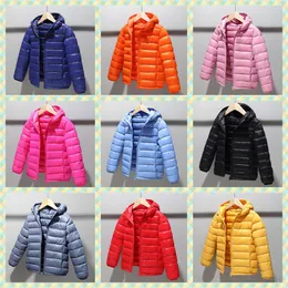 Jackor 2-14 år Autumn Winter Kids Down Jackets For Girls Children Clothes Warm Down Coats For Boys Toddler Girls Outterkläder Kläder 230905