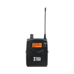 الميكروفونات Xtuga RW2080 Sistem Monitor in Ear Penerima paket tubuh tunggal dengan eargan nirkabel seluruh logam 230905