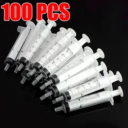 Moldes de cozimento sem agulha 5 10 20 50 100pcs reutilizáveis 5ml hidroponia plástico nutriente pet saúde medição seringa ferramentas amostrador 230906