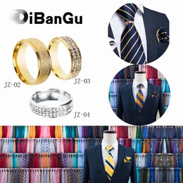 Bolo banden Desain Baru Tiga Gaya Fashion Pria Dasi Cincin Emas Logam Perak Pernikahan Untuk Dibangu Drop JZ02 03 04 230905