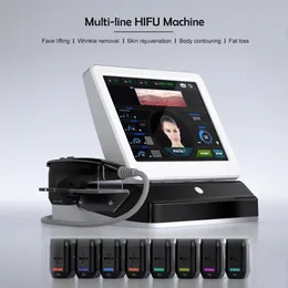 9D HIFU -maskin med 20000 skott 12 linjer 3D HIFU Wrinkle Removal Face Lifting Device