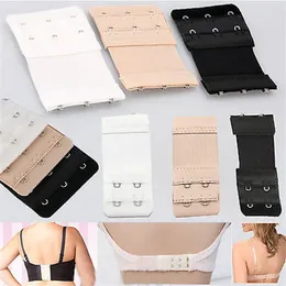 Elastic Soft Women's Bra Extenders Nylon Clasp Extension Stap 1 2 3 4 row 9pcs pack 10packs lot187N