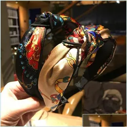 Headbands Vintage Hair Sticks Fashion Designer Headband Meninas Acessórios para Mulheres Head Bands 5 Cores Drop Delivery 2021 Jóias H Dhvue