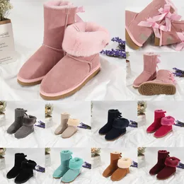 Stivaletti per bambini stivali ugglies per bambini Australia Stivali da neve Scarpe per bambini ragazzi ragazza scarpe per bambini Calzature per bambini Ragazze designer giovani Vera pelle