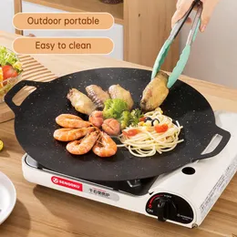 Pans Baking Tray Non-Stick BBQ Grill Pan Multi-Purpose Indukcja kuchenna na zewnątrz narzędzia do pieczenia w kuchni Bakeware narzędzia gospodarstwa domowego