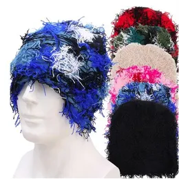 BALACLAVA VALIIES KAPA MĘŻCZYZNA DO MĘŻCZYZN MAŁKICH Outdoor Camouflage Pole fuzzy Balaklava Ski Balaclava Zwykła dzianina maska ​​narciarska GC2278