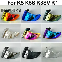 Visiera per casco moto K1 per occhiali da esterno per AGV K5 K3SV Visiere per casco moto K1 Casco Moto K3SV Capacete Lente K3SV Parabrezza per caschi 230905