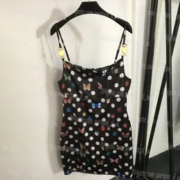 Lüks kadınlar elbise askı singlet elbiseler vintage baskılı yaz midi etek metal toka omuz askısı elbise