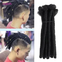 Human Hair Bulks LUOYUDU Handmade Dreadlocks Synthetic Braiding Hair Extensions Black Crochet Braids Crochet Organic Hair For Afro Women And Men 230906