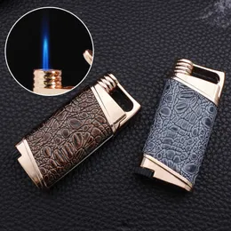 Crocodile stickers, full of dignity, go straight to the inflatable lighter creative windproof cigarette gift 0WY1