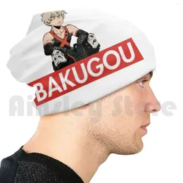 Berets Katsuki Bakugou Beanies Pullover Cap Bequeme Bakugo Mha Bnha Boku No Hero Academia