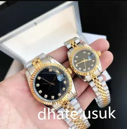 Watch Fashion Classic Black/Green Dial Automatyczny ruch 28/36/41 mm Fled Rame Męskie zegarki Super Luminous Lovers Watch Wathood Pary Style