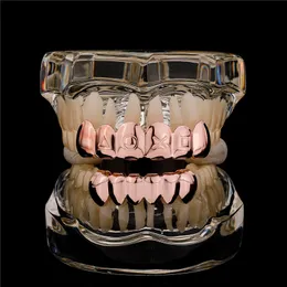 جديد وصل 6 أسنان الهيب هوب الصغيرة رمز الأقواس شوايات للجنسين هالوين تأثيري أسنان مصاصي الدماء