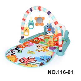 Nauka zabawek wielofunkcyjny fitness Ramka Dziecko Dziecko Gym Play Mat Musical Rack Kid Education Education Frawing Divery Toy Prezent 2309906