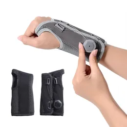 Sporthandskar 1pc handledsband Band Brace Breattable Knob armband karpal tunnel sprains stöder remmar gym muskel sport skydd 230905