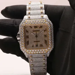 2023 Orologio da polso Cartis Nuovo marchio di arrivo 7ren Iced Out Oro di lusso di alta qualità Sier Originale personalizzato Hip Hop Uomo Diam Ond Diamond Have Logo