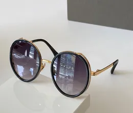 S532 Nieuwe zonnebril Men039s Metaal Retro Fashion Style Rond Volledig frame UV-bescherming 400 Lens Outdoor-veiligheidsbril met H4982154