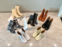 جديد بريق تشريعي الكاحل تاباي أحذية الكعب الكثيفة جولة أخمص القدمين أزياء أزياء الكاحل الجوارب للجنسين مصممة للنساء الفاخرة أزياء الأحذية الحذاء الحذاء الأحذية 35-45