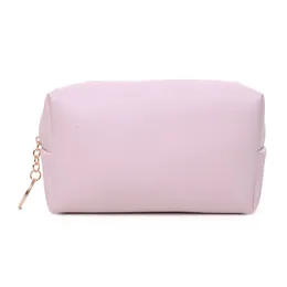 Cosmetic Bags Cases Baru Port Pu kulit cuci roti warna murni tas kemasan Wanita Korea Beinglenecorete Makeup Pak portabel 230905