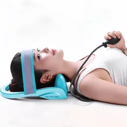 Other Massage Items Filled Air Head Massager Cervical Tractor Neck Traction Posture Pump Relax Vertebra Massage Spine Muscle Pain Relief Health Care 230905