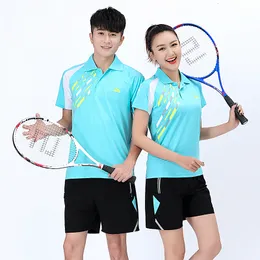 Koszula damska Polos Sport dla kobiet i mężczyzn Szybkie suszenie Polo Short Rleeve Gym Badminton Tennis Volleyball Goif Match Suit Top 230905