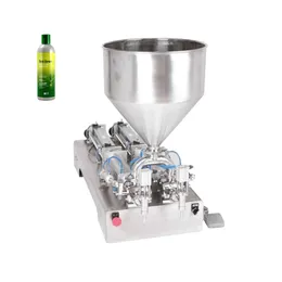 Paste Filling Machine For Tomato Butter Peanut Butter Olive Oil Pneumatic Liquid Filling Machine 10-100ml