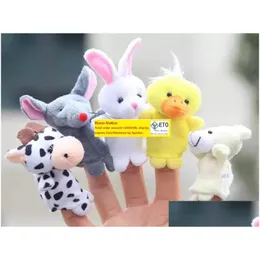 Outro jardim doméstico dos desenhos animados dedo fantoche brinquedo boneca animal bebê bonecas para crianças conto de fadas brinquedos entrega gota dhudm