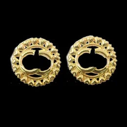 Ohrringe Gold Stud Ohrringe Neue Reize Diamond Ohrringe Designer richtiger Logo Herbst 925 Silber Love Geschenkohrringe für Frauen Hochwertige Schmuck gestaltet