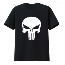 Herren T-Shirts A Long Toothed Skull Baumwolle T-Shirt Kreative Camisa Kurzarm T-Shirt Männer Casual Roupas Masculinas Herren Y2k Loose Humor