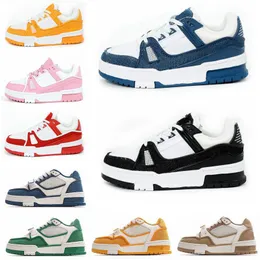 Kids Designer Sports Shoes for Boy Girl Sports Mesh Shoe Low Cut Military Grey Retro Infant Toddler Chunky Trainers Athletic Outdoor Sneakers 26-37
