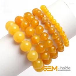 Charme Pulseiras Amarelo Agat E Pulseira Pedra Natural DIY Jóias Um Dos Sete Tesouros Budismo Presente