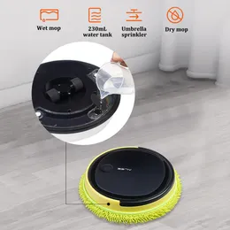 ElectricRC Animals Alee 300 minuter Smart Mopping Robot Sweener Cleaner 4000mAh 230 ml Vattenbehållare Torr och våt tvättduk Maskin för hem 230906