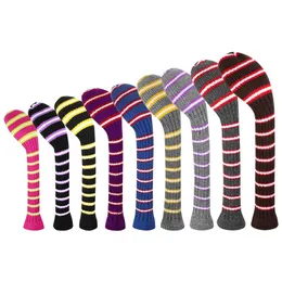 Altri prodotti per il golf Copri mazze da golf ibride Scott Edward Knit in 1 pezzo, adatte per HybridsUT, strisce sottili classiche con collo lungo, colori divertenti e freschi 230907