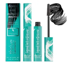 Famous thrive cosmetics liquid lash extensions mascara black 0.38oz/10.7g