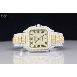 B Producent Direct Wysoka jakość moissanite Diamond Starels Steel Bling Ice Out Luxury Diamond Hip Hop TWOV35HKHGR