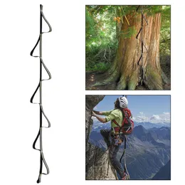 Climbing Ropes Foldable 7step Outdoor Rope Ladder Rescue Survival Soft Indoor Training Aider with Hook 230906