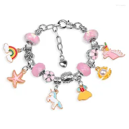 Strang Legierung Charms Armband Machen Set Spacer Perlen Anhänger Zubehör Für Halskette Schmuck Kreative Kinder Geschenke